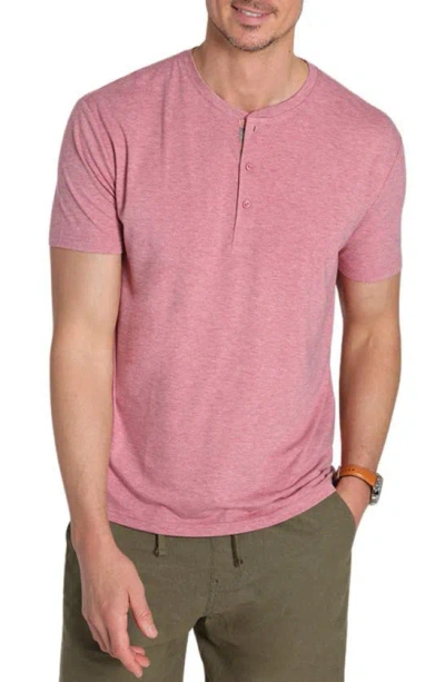 Jachs Henley T-shirt In Red