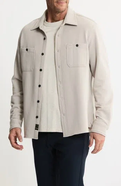 Jachs Knit Shirt Jacket In White
