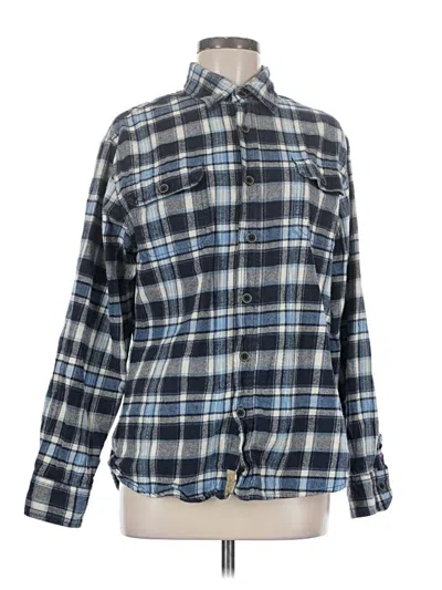 Pre-owned Jachs Long Sleeve Button Down Shirt In Blue
