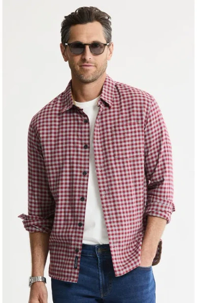 Jachs Manor Stretch Flannel Button-down Shirt In Multi