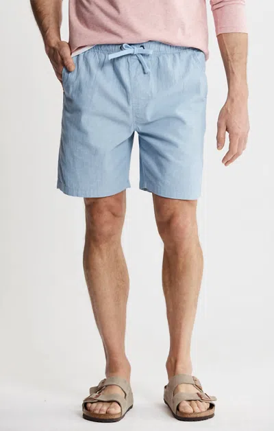 Jachs New York Chambray Pull On Short In Light Blue