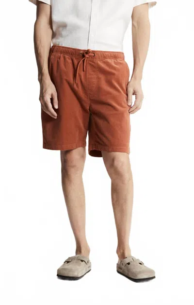 Jachs New York Corduroy Pull On Short In Red