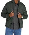 Jachs New York Eldridge Quilted Puffer Jacket In Forest Green In Green