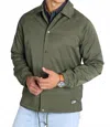 Jachs New York Flushing Performance Coach Jacket In Olive In Green