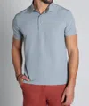 Jachs New York Gravityless Performance Polo In Light Grey In Gray