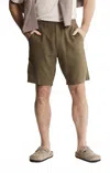 Jachs New York Stretch Twill Blend Chino Short In Olive In Green