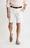 Jachs New York Linen Blend Short In White In White