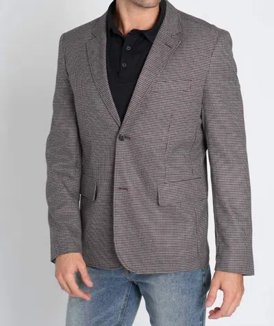 Jachs New York Marquis Stretch Blazer In Brown Marquis