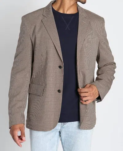 Jachs New York Marquis Stretch Blazer In Tan In Gray