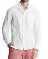 Jachs New York Paper Touch Long Sleeve Shirt In White In White