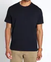 Jachs New York Pima Cotton Tee In Navy In Black