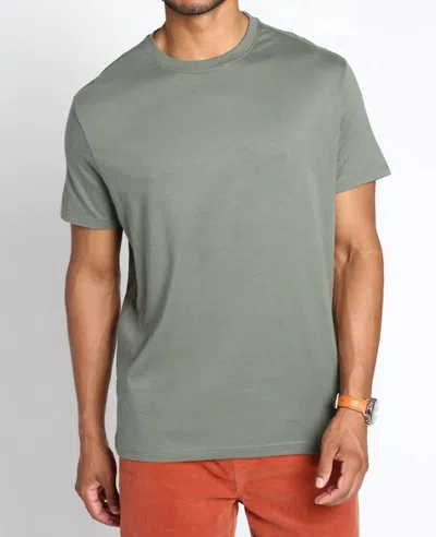 Jachs New York Pima Cotton Tee In Sage In Green