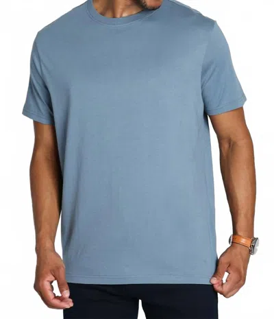 Jachs New York Pima Cotton Tee In Sky Blue