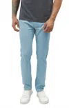 Jachs New York Poly Spandex Performance Tech Pants In Light Blue In Blue