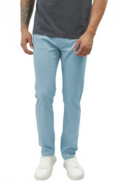 Jachs New York Poly Spandex Performance Tech Pants In Light Blue