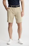 Jachs New York Poly Spandex Performance Tech Short In Khaki In Neutral