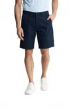 Jachs New York Poly Spandex Performance Tech Short In Navy In Blue