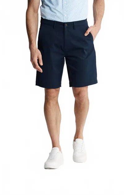 Jachs New York Poly Spandex Performance Tech Short In Navy In Blue