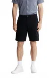 Jachs New York Stretch Twill Blend Chino Short In Black In Black