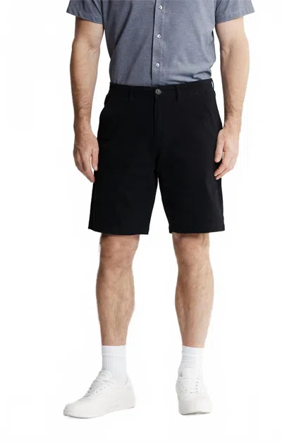 Jachs New York Stretch Twill Blend Chino Short In Black