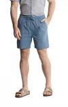 Jachs New York Twill Pull On Short In Blue In Blue