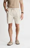 Jachs New York Twill Pull On Short In Tan In Neutral
