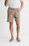 Jachs New York Twill Pull On Short In Taupe In Brown