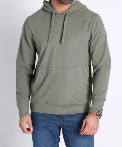 Jachs New York Ultra Soft Hoodie In Light Olive In Gray