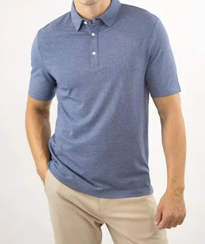 Jachs New York Vanderbilt Pima Modal Polo In Blue