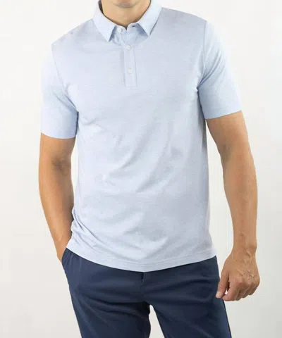 Jachs New York Vanderbilt Pima Modal Polo In Light Blue