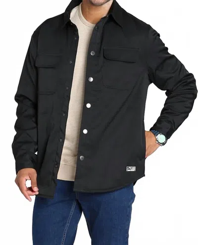 Jachs New York Windsor Performance Shirt Jacket In Black