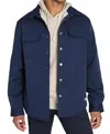 Jachs New York Windsor Performance Shirt Jacket In Navy In Blue