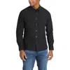 Jachs Paper Touch Classic Fit Button-up Shirt In Black
