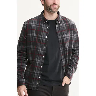 Jachs Plaid Corduroy Button-down Shirt In Multi