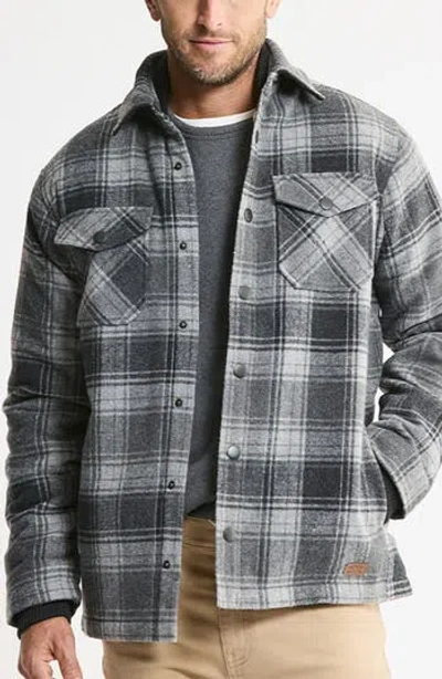 Jachs Shirt Jacket With Faux Fur Lining In Multi