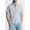Jachs Short Sleeve Cotton Knit Button-up Shirt