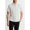 Jachs Short Sleeve Stretch Oxford Button-up Shirt