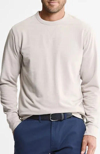Jachs Soft Touch Fleece Crewneck Sweater In Neutral