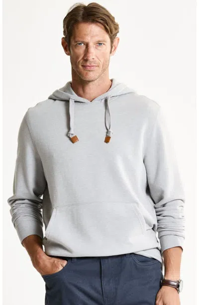 Jachs Soft Touch Fleece Pullover Hoodie In Light Grey