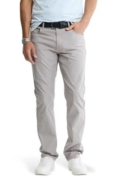Jachs Straight Leg Stretch 5-pocket Pants In Gray