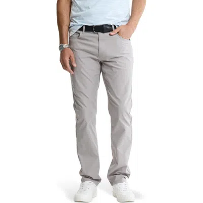 Jachs Straight Leg Stretch 5-pocket Pants In Gray
