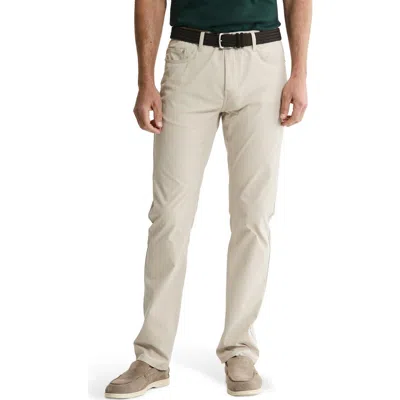 Jachs Straight Leg Stretch 5-pocket Pants In Neutral