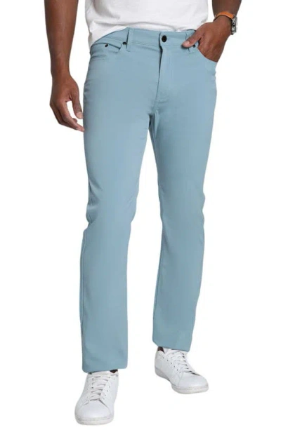Jachs Straight Leg Tech 5-pocket Pants In Blue