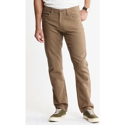 Jachs Stretch Straight Leg Pants In Brown