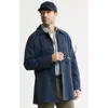 Jachs Tech Twill Mott Coat In Blue
