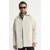Jachs Tech Twill Mott Coat In Gray