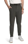 Jachs Ultrasoft Ribbed Joggers In Dark Grey