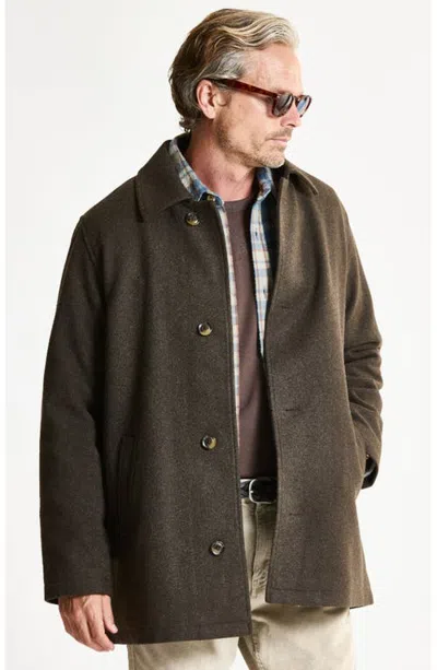 Jachs Wool Blend Mott Coat In Loden-green