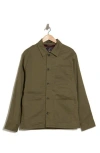 Jachs Wooster Stretch Cotton Twill Chore Jacket In Green