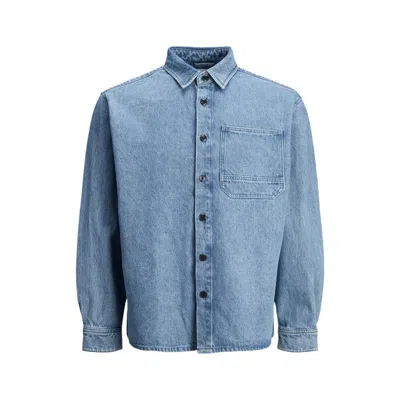 Jack & Jones Jack Jones Blue Cotton Men's Shirt